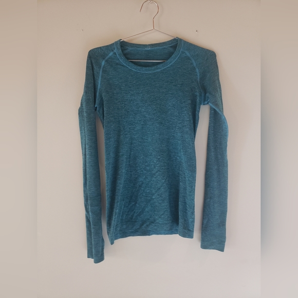 Lululemon long sleeve blue size 6 - Picture 1 of 2